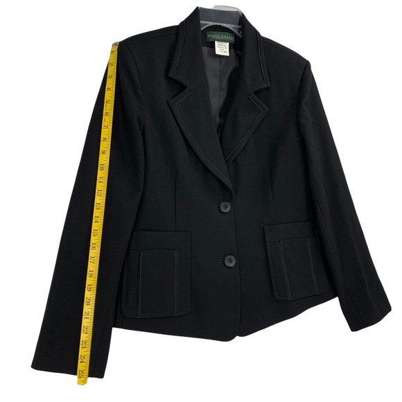 Harve Bernard Black Wool Blend Blazer - Picture 13 of 13